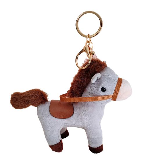 Huggable Pony Plush Toy for Kids Soft Stuffed Animal for Bedtime & Cuddling Realistic Spotty Horse Doll Gift for Children Toddlers