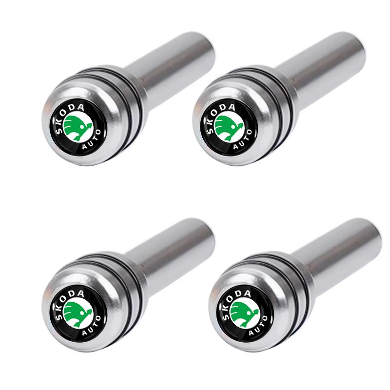 VMAD6 Alloy automobile safety door lock pin safety accessories For skoda OCTAVIA RS FABIA KAMIQ KAROQ KODIAQ RAPID SCALA SUPERB Scale