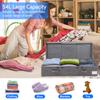 Storage Box with Lids Foldable Closet Blanket Toys Fabric Storage Containers