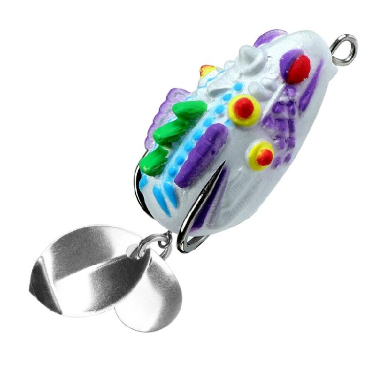 Soft Frogs Baits for Freshwater Fishing 3.5cm Ray Frogs Crankbait Lures PVC Frogs Lures 6 Color Optional