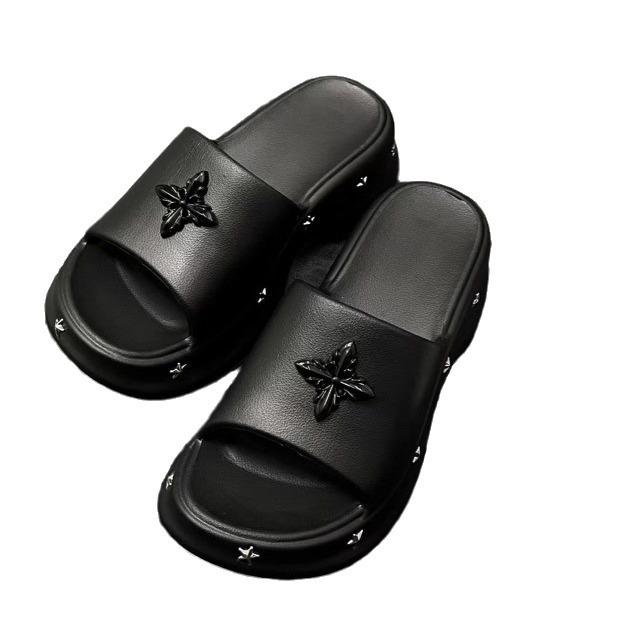 CM platform slippers women's new YK star beach shoes women's summer fashion women's shoes non-slip slippers cool slippers