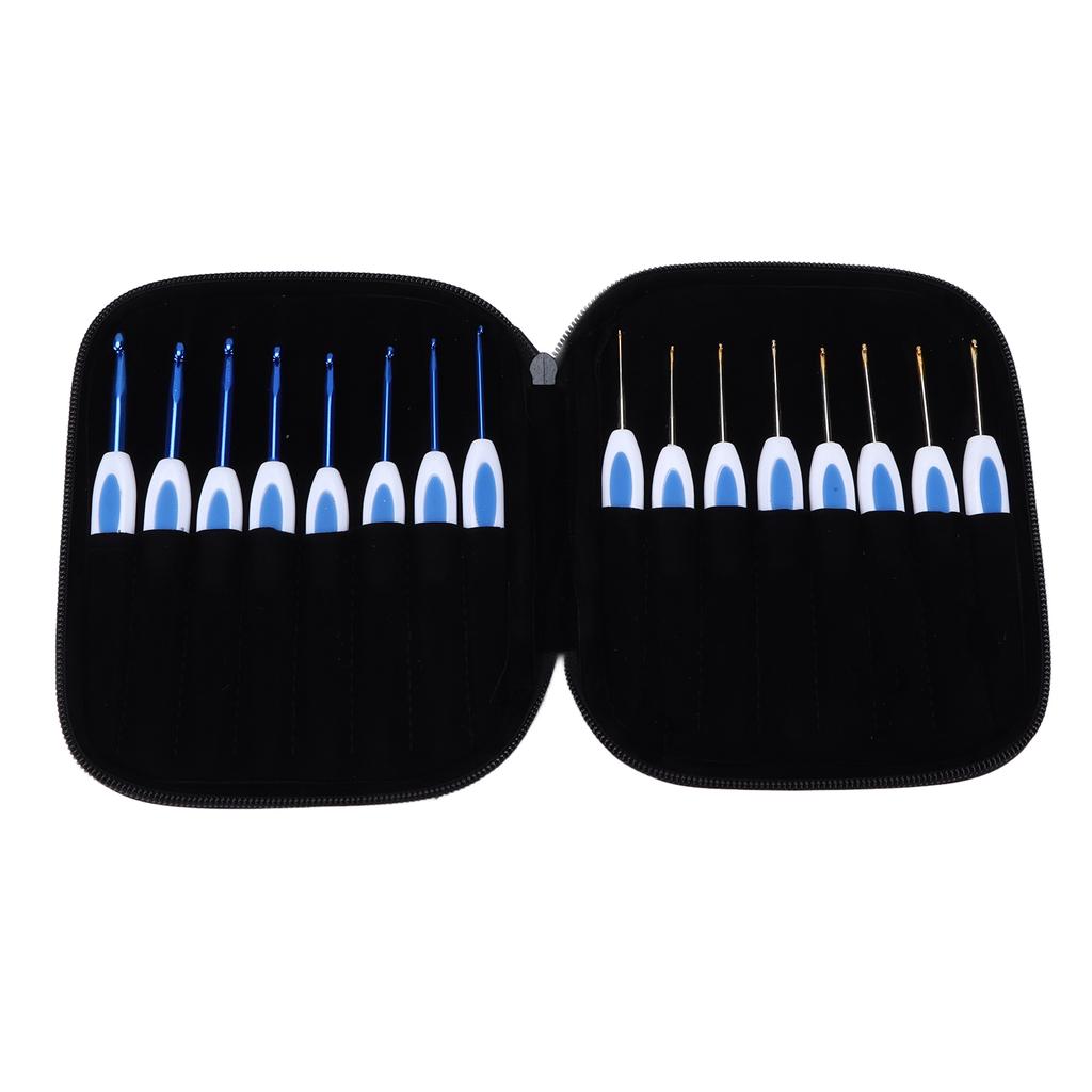 Haaknaalden Set Ergonomisch Ontwerp Handvat Stevig Haken Comfortabel Gebruiken DIY Breigereedschap voor Liefhebbers