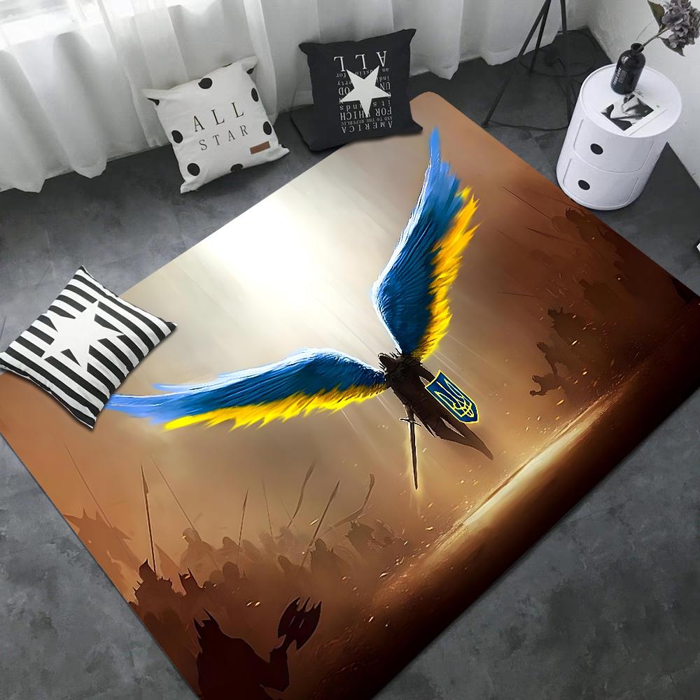 Ukraine Ukrainian Girl Flag Entrance Door Mat Nordic Style Bedroom Living Room Doormat Home Balcony Anti-Slip Modern Home Decor