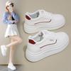 GT9903 Women's Shoes Lightweight Soft Sole Inner Height Increase White Shoes Show Height Small Summer Thin Casual Sports Board Shoes