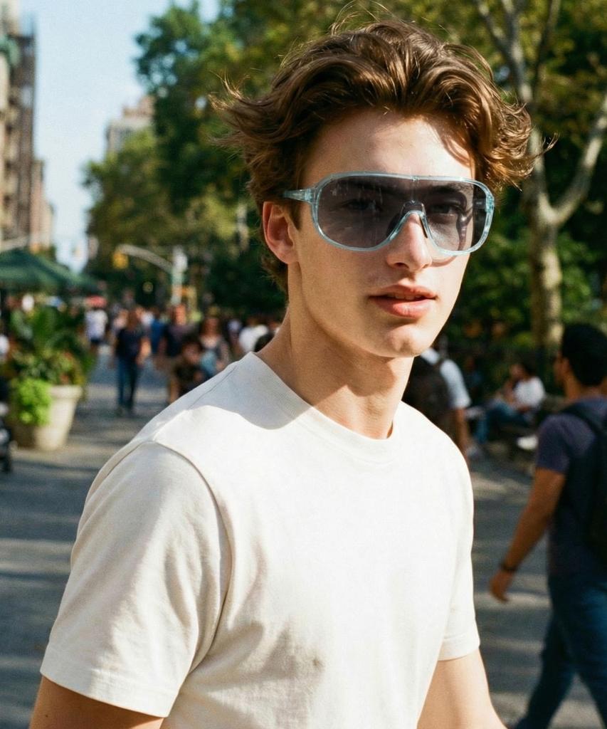 Tomdieo [Namu13 Collaboration] City Pop Photochromic Sports Running Cycling Goggles Sunglasses