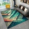 Retro Natural Crystal Ore Stone Area Rug Carpet for Living Room Bedroom Home Decor,kids Play Non-slip for Sofa Doormat Gift