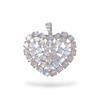 Pendentif Cœur en Pierre Précieuse Grenat: Collier Fait Main en Argent Sterling 925
