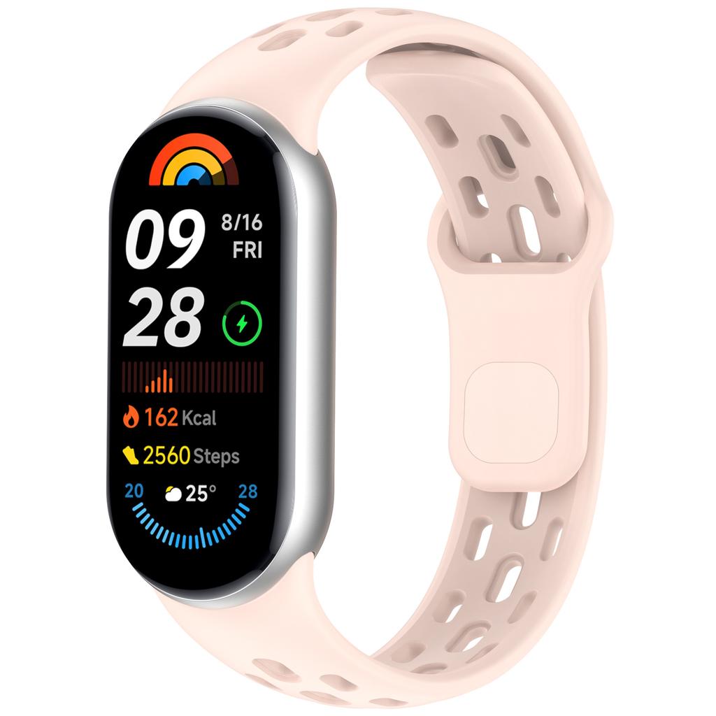 Silikonarmband für Xiaomi Smart Band10 9 8 NFC Sport Gummiarmband Uhrenarmband pulseira correa Xiaomi Mi Band 10 9 8 NFC Zubehör