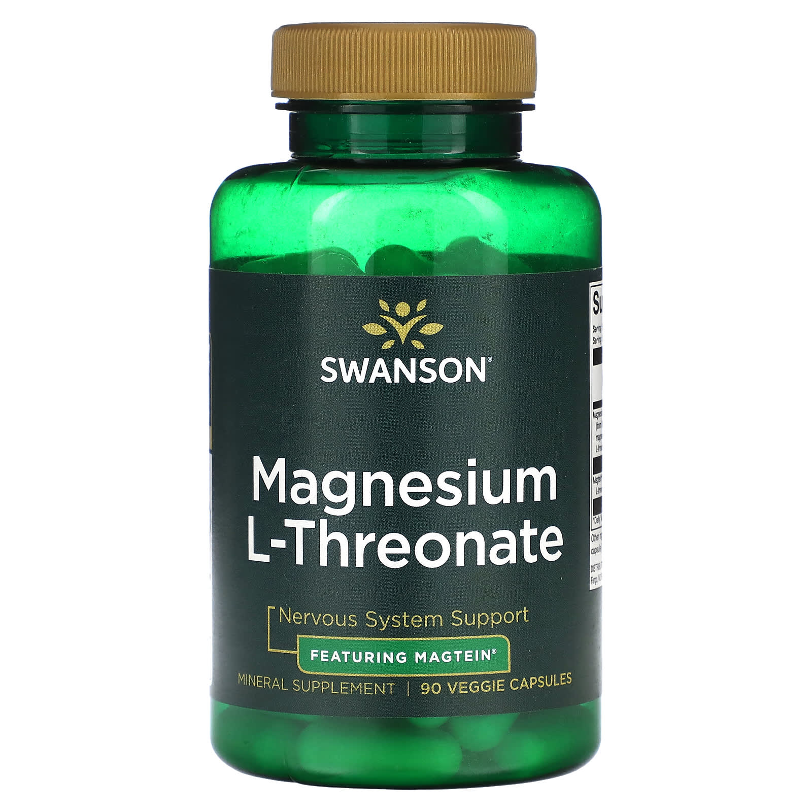 

Magnesium L-Threonate, 90 Veggie Capsules