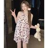 Summer new sleeveless fashion sweet sleeveless shorts pajama set soft comfortable cool summer pajama set