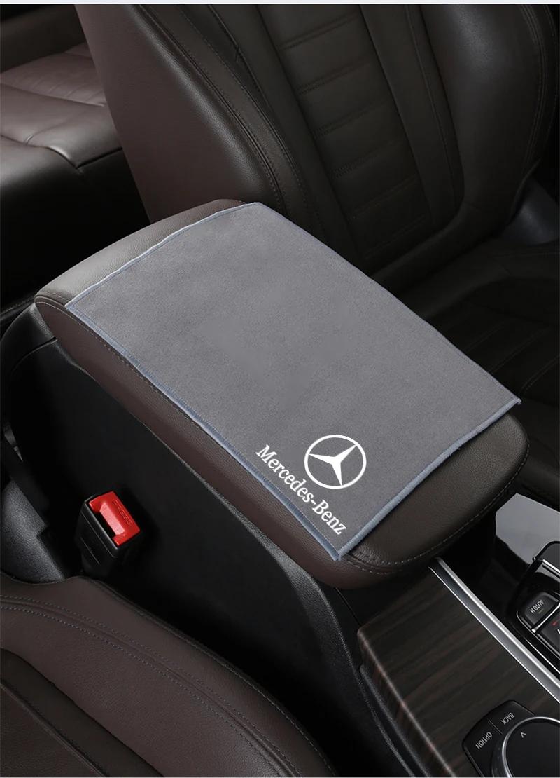 

GLC GLB Microfiber Towel Car Cleaning Care Accessories For Mercedes Benz AMG Smart W205 C300 W203 W206 W108 W124 W126 W140 W168 серый