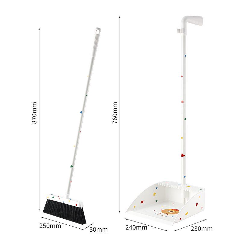 High-Quality Broom & Dustpan Set with Floor Scraper and Water Wiper