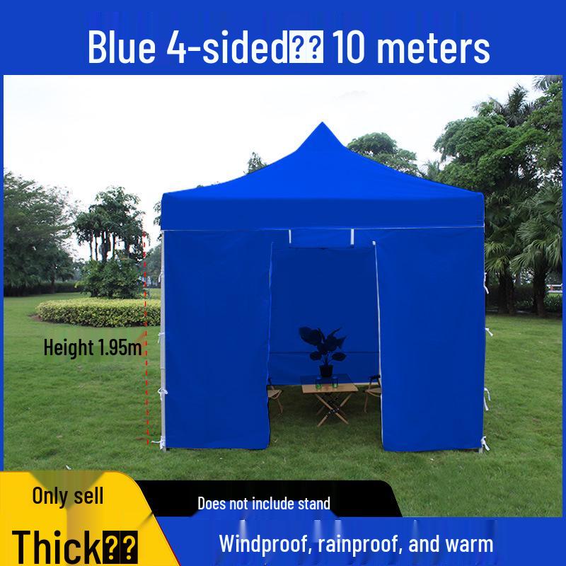 Transparent Tent Side Panel: Windproof & Waterproof Outdoor Canopy Enclosure with Thick Fabric and Durable Edging