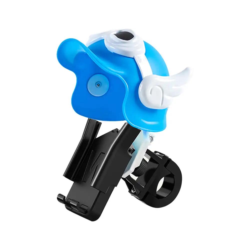 Motorcycle Mobile Phone Holder Universal Bicycle Navigation Brackets Sunshade Holder Waterproof Retro Small Helmet Rider Bracket