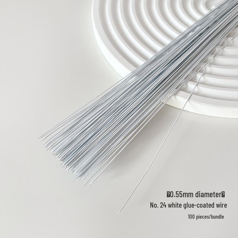 Handgefertigter Eisen-Draht-Blumenstiel für DIY Seidennetz-Blumensträuße