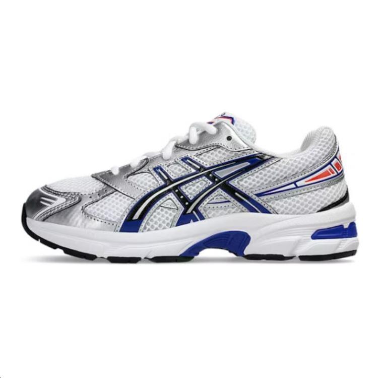 (GS) ASICS Gel-1130 White Prussian Blue Kids 1204A163-105 EU 37