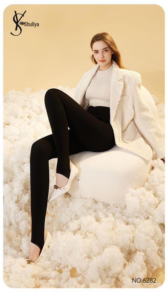 Shuliya 6282 Wool-Cotton Warm Close-Fit Pants