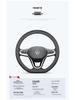 Universal Genuine Leather Steering Wheel Cover for Magotan, Passat, Lavida, and Bora - Anti-Slip & All-Season Fit