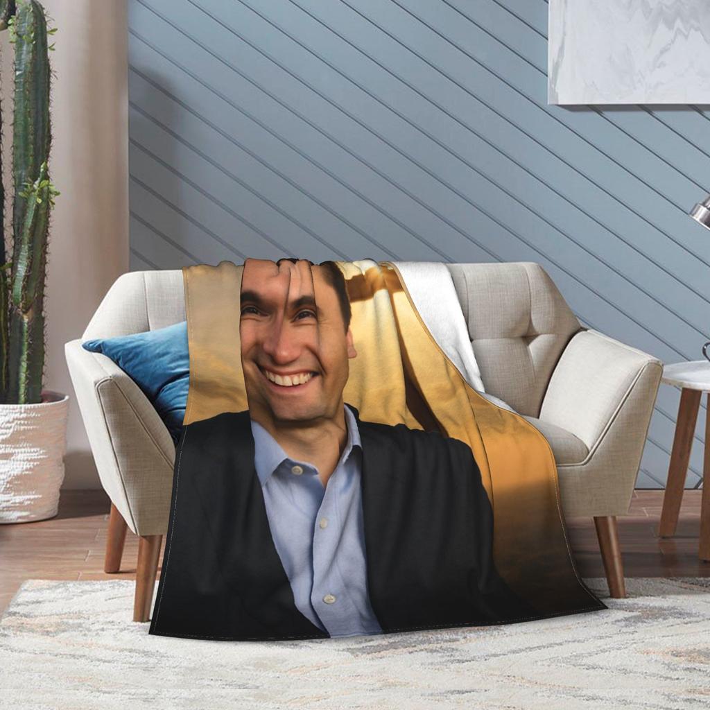 Charlie Kirk Freedom Signature Blanket Multiple Sizes Super Soft and Warm A True Patriot Throw Blankets for Sofa Couch and Bed