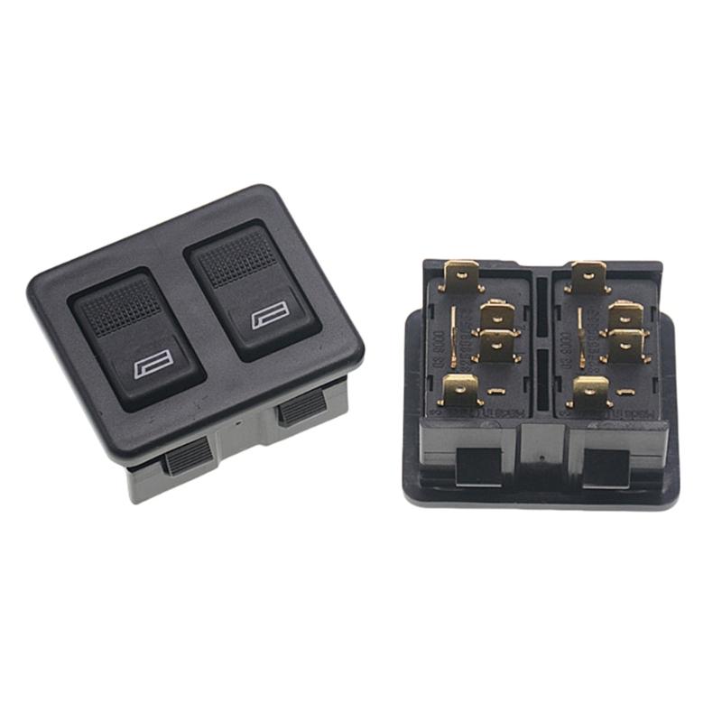 Replacement 12V 10 Pin Electric Window Lift Switches Button Auto Accessory Double Row Power Window Control Switches