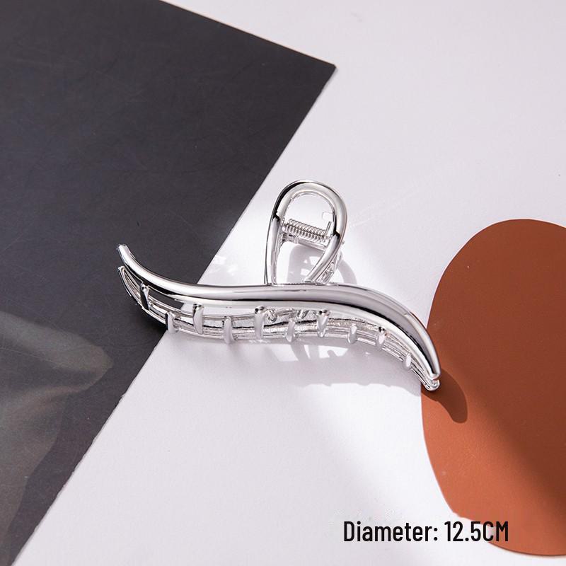 Korean Fashion Hairpin: Elegant Shark Clip for Women