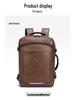 Men's Fashionable Laptop Backpack - Large Capacity, Simple Travel & School Bag