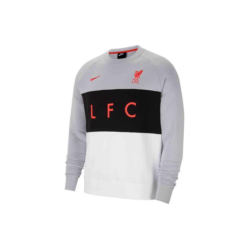 

Мужская флисовая тренировочная толстовка для футбола Nike Air Max Liverpool, серая CZ3424-012 L