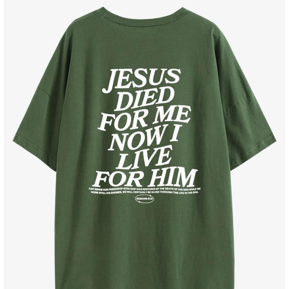 Summer Letter Print Short-Sleeved Round Neck Cotton T-Shirt Loose European Beautiful Women Top