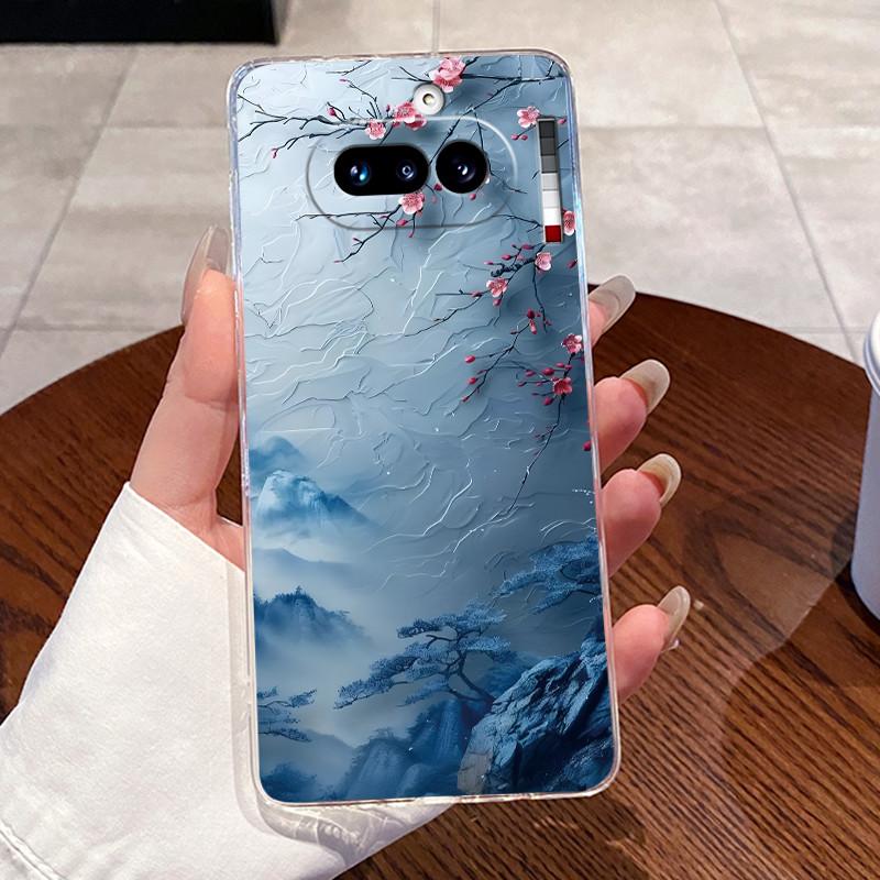 Jelly Casing For Nothing Phone 4A Capa Coque Clear Silicone Soft TPU Back Cover Cute Cat Rabbit Heart Protective Case Fundas