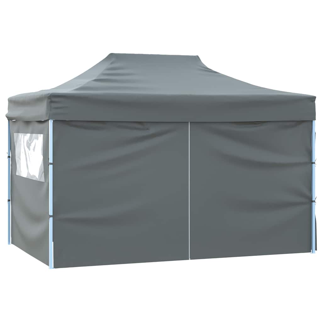 Profi Folding Party Tent with 4 Side Walls 3*4 M Steel Anthracite