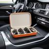 Eyeglasses Storage Case MultiCompartment Travel Sunglasses Organizer Hard Shell Glasses with