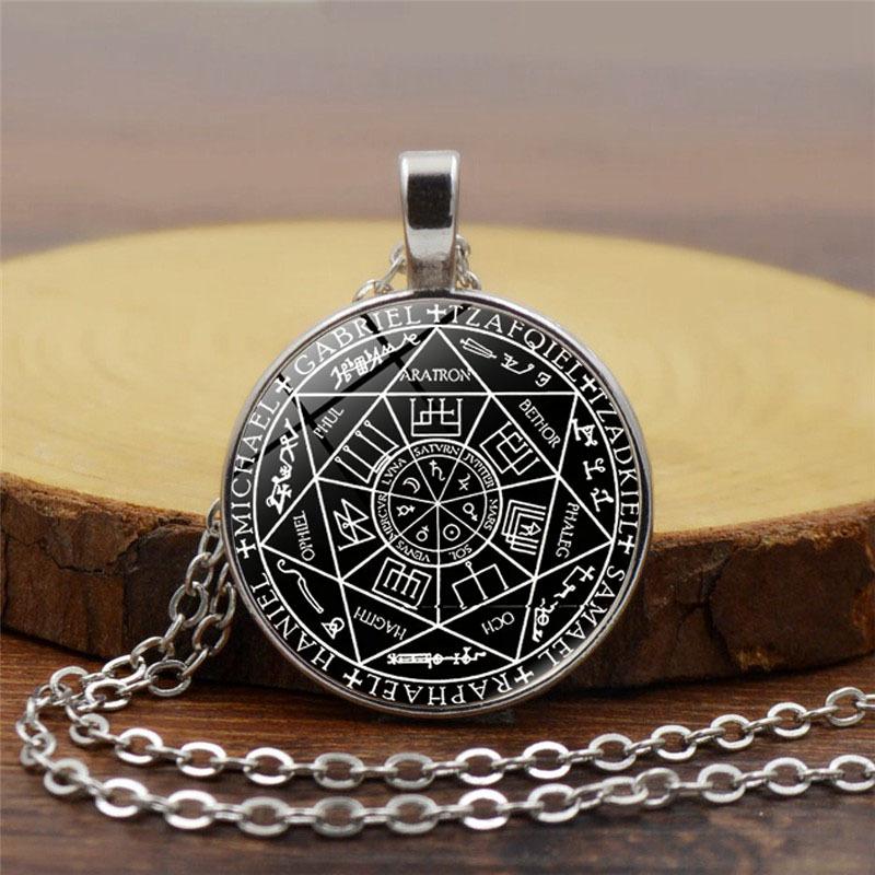 Seven Angels of Time Women's Versatile Accessories Retro Pendant Necklace