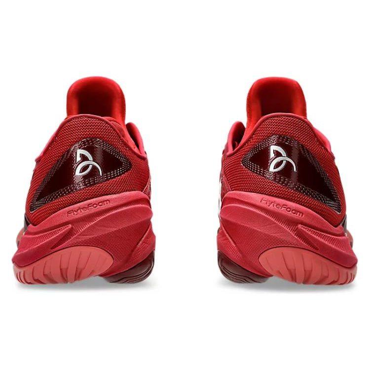 Asics Court Ff 3 Novak Cranberry Weiß 1041A361-962