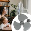 Plastic Fan Blade Three Leaves With Nut Cover For Standing Pedestal Fan Three Leaf Accessories For Electric Fan Blades