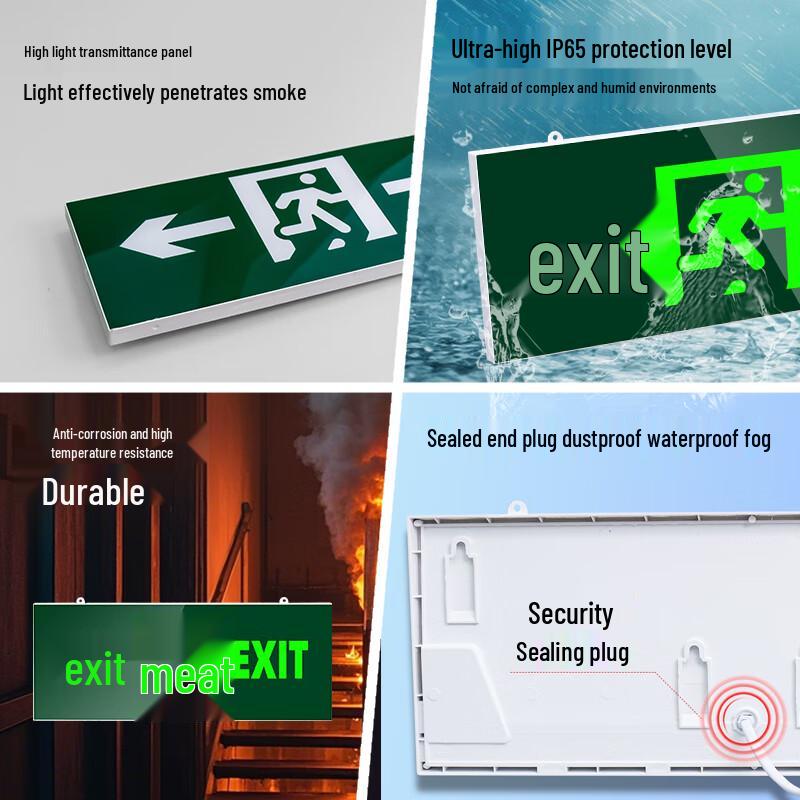Minggu 2025 New Standard Emergency Exit Signs & Lighting