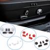 6Pcs ABS Seat Adjustment Button Cover Trim For Alfa Romeo Giulia Stelvio 2017 2018   Auto Accessories