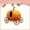 Pumpkin Carriage Halloween Acrylic Flat Surfac Pendant For Enhancement Interior