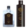 Refine Head Spa Color Cream Shampoo for Gray 220mL 80mL Hair, + (Natural Black)
