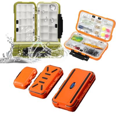 Waterproof Fishing Tackle Box with Compartments and Integrated Features
