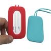 Multi-Color Silicone Luggage Tag with Anti-Loss Lanyard