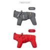 Dog Raincoat with Harness Waterproof Pet Rain Jacket for Small Dogs Adjustable Reflective Dog Rain Overalls with 4 Legs