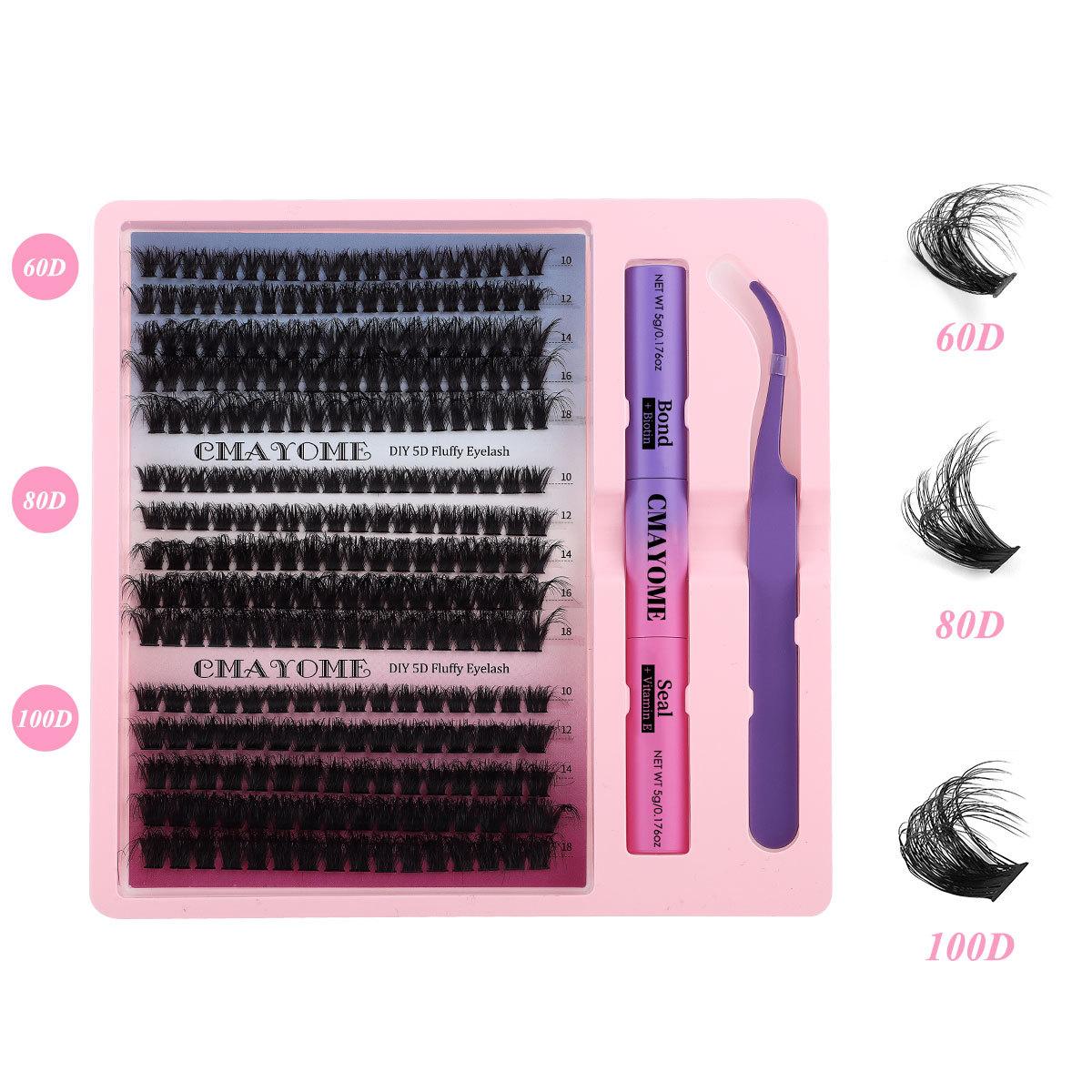 

Накладные ресницы-пучки Натуральные Густые D Song 10-18 мм DIY Сегментированные ресницы