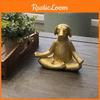 Kreativer Goldener Yoga-Hund Wohnkultur Harzkunst Dekoratives Stück Für Moderne Innenräume