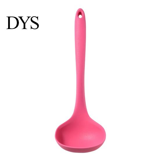 Ergonomic Cooking Spoons Pink Kitchen Utensil, Food Grade Silicone Tool, Non-stick Heat Resistant Baking Spatulas Cookware, Handle Kitchenware
