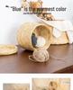 Woven Straw Storage Basket for Toys, Desktop Organizing, Cosmetics, or Gifts