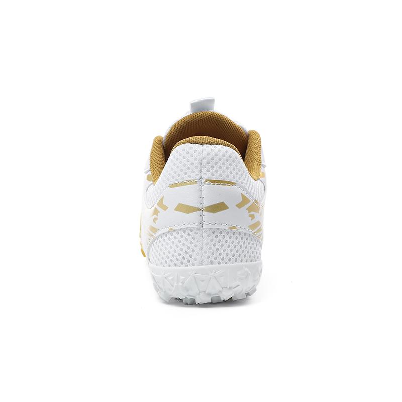 Kid's Football Shoes Are Lightweight Easy To Put On And Take Off with Rotating Buttons Rubber Soft Sole Breathable Mesh. They Are Also Training Shoes