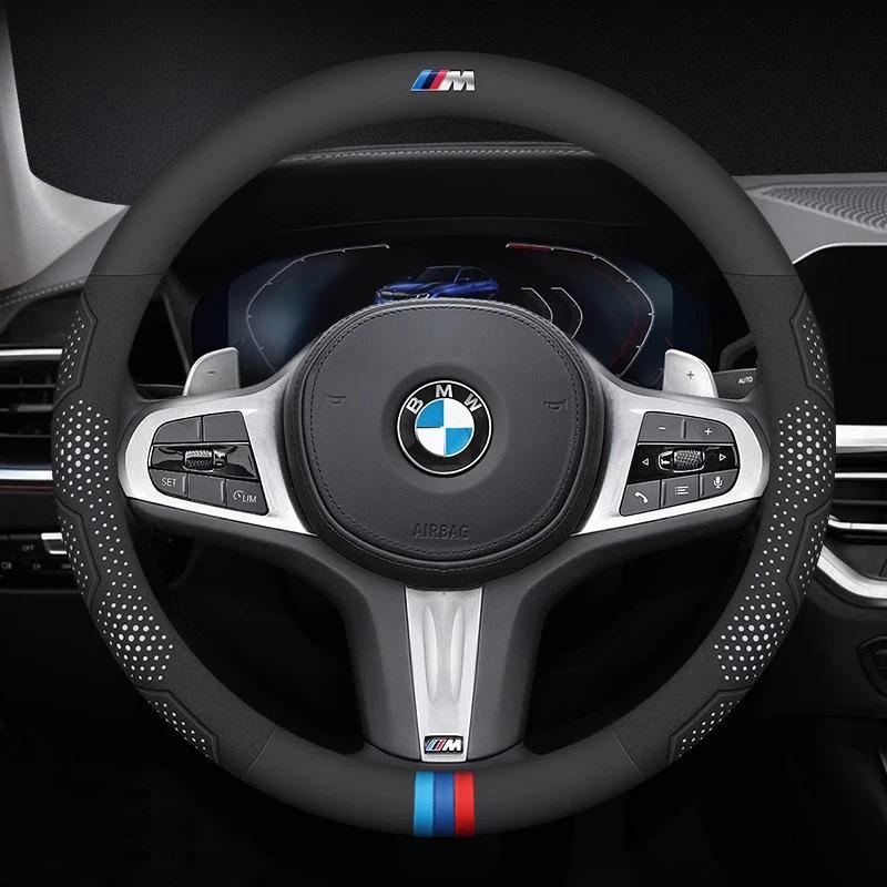 Car Steering Wheel Covers For BMW M E39 E46 E60 E70 E72 E80 E82 E90 E92 G01 G05 G10 G20 G30 F01 F05 F10 F15 F20 F25 F33 M3 M4 M5