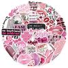 50Pcs Pink Y2K Cartoon Graffiti Stickers - Waterproof Diy Decor For Guitars Notebooks  Luggage Animeworlds Store