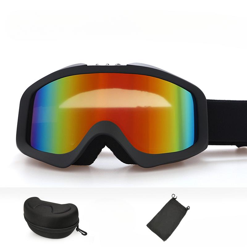 

Новые лыжные очки, двойные противозапотевающие очки для взрослых, большие цилиндрические лыжные очки, профессиональное оборудование для зимних очков.