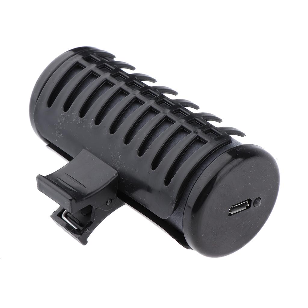 Hair Travel Roller with Clip Electric Heating - Black, as described